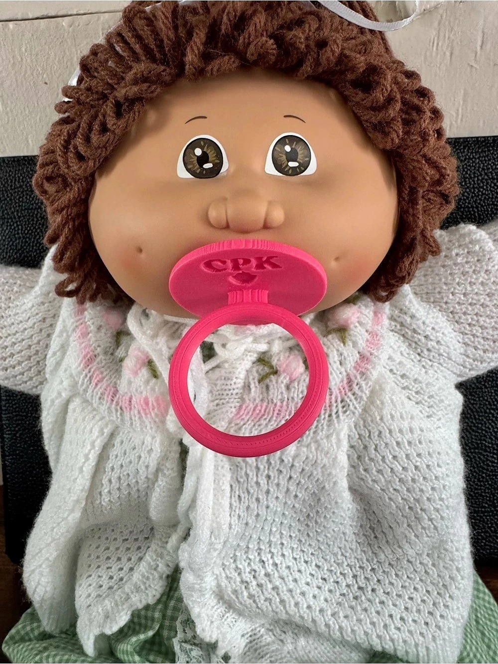 3D printed replacement pacifier for Cabbage Patch Doll - HOT PINK